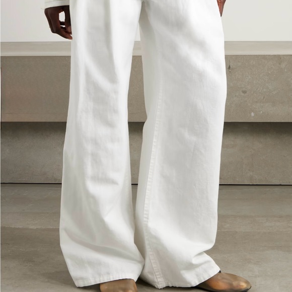 Brunello Cucinelli White Wide-Leg Pants size 4 - Picture 3 of 14